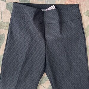 Elliott Lauren Navy Patterned Dress Pants Sz 10